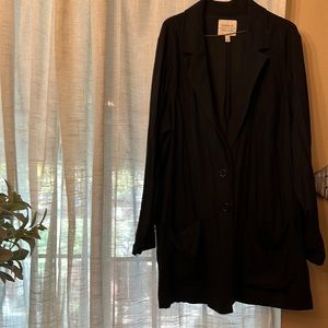 Black torrid blazer size 4